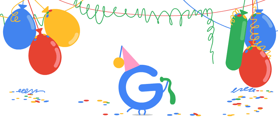 Vinaweb chúc mừng sinh nhật thứ 18 của Google