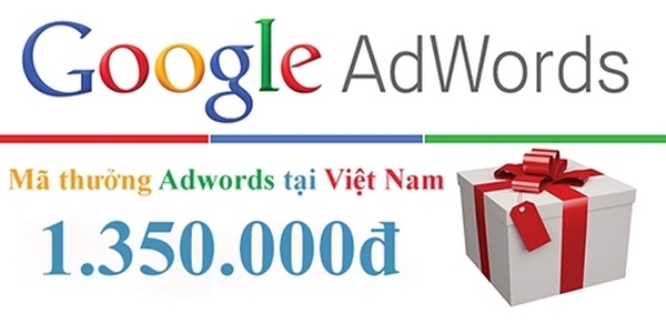 Vinaweb tặng mã khuyến mãi Quảng cáo Google Adwords