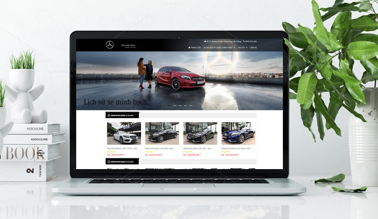 Thiết kế website bán ô tô chuyên nghiệp, sang trọng và đẳng cấp