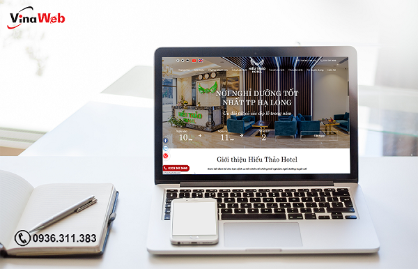 thiết kế website khách sạn resort đẹp chuyên nghiệp