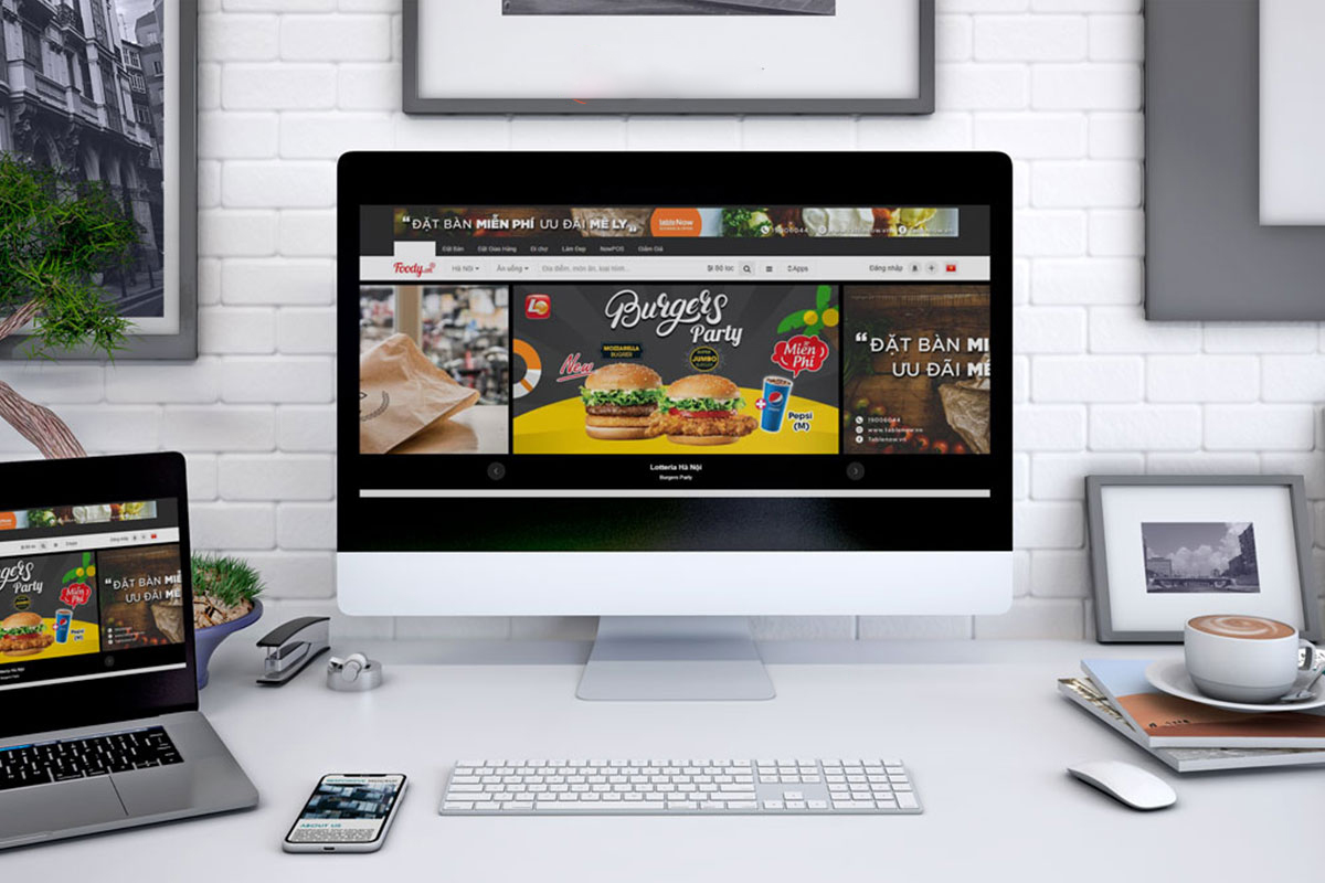 Thiết kế website nhà hàng chuyên nghiệp